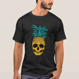 Ananas Skull Tropical FruehHalloween Dark Nu G T-Shirt