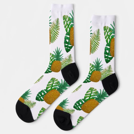 Ananas Socken (Linkes Detail)