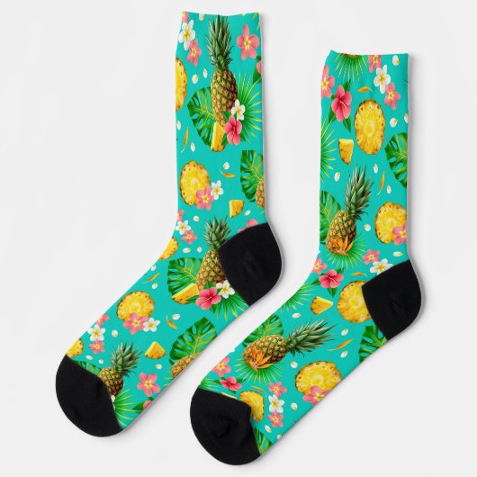 Ananas Socken (Linkes Detail)