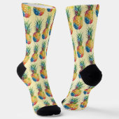 Ananas Socken (Gewinkelt)