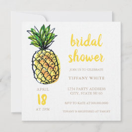 Ananas Sommer Bridal Dusche Einladung