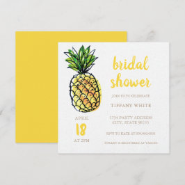 Ananas Sommer Bridal Dusche Einladung