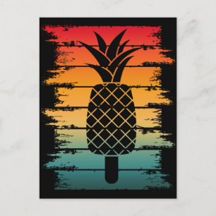 Ananas-Sommer-Eisfall Postkarte