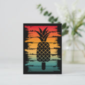 Ananas-Sommer-Eisfall Postkarte (Stehend Vorderseite)