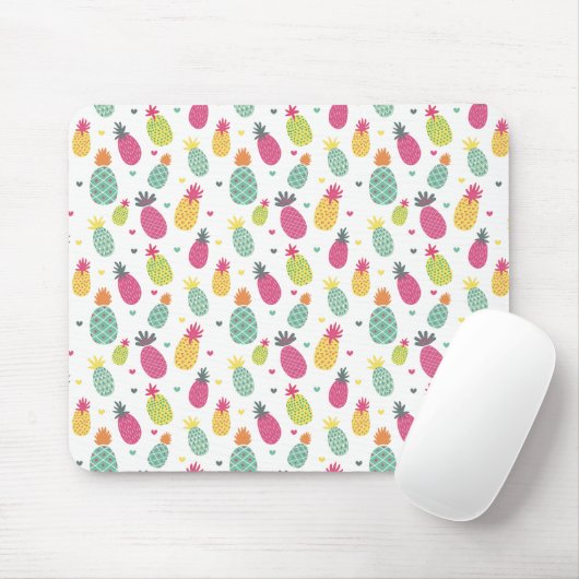 Ananas Sommer Frucht Muster Mousepad (Mit Mouse)
