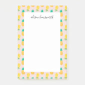 Ananas-Sommer-Personalisiert Post-it Klebezettel (Vorderseite)