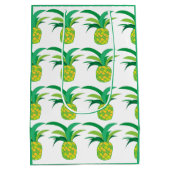 Ananas Sommer tropische Ananas Mittlere Geschenktüte (Rückseite)