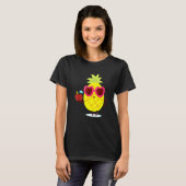 Ananas-Sonnenbrille 2 T-Shirt (Vorne ganz)