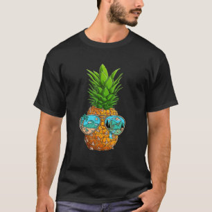 Ananas-Sonnenbrille Aloha Strände Hawaii Hawaii T-Shirt