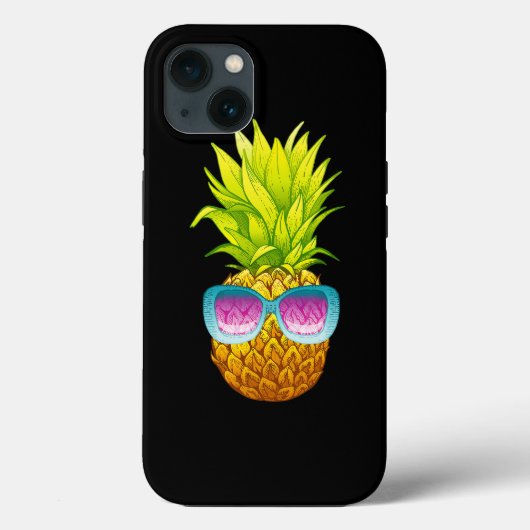 Ananas Sonnenbrille Beach Funny Summer Case-Mate iPhone Hülle (Rückseite)
