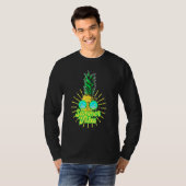 Ananas Sonnenbrille Strände Hawaiian Summer Vibes T-Shirt (Vorne ganz)