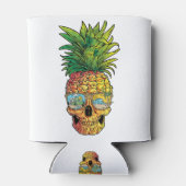 Ananas Sonnenbrille T Shirt Aloha Beaches Dosenkühler (Rückseite)