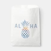 Ananas Sonnenuntergang und Blaue Ozeanwellen Geschenktütchen (Vorderseite)