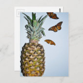 Ananas Spaß Postkarte (Vorne/Hinten)