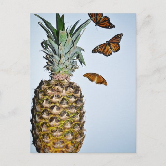 Ananas Spaß Postkarte (Vorderseite)