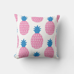 Ananas Spaß, Vintages Nahtloses Design. Kissen