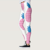 Ananas Spaß, Vintages Nahtloses Design. Leggings (Links)
