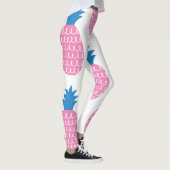 Ananas Spaß, Vintages Nahtloses Design. Leggings (Rechts)