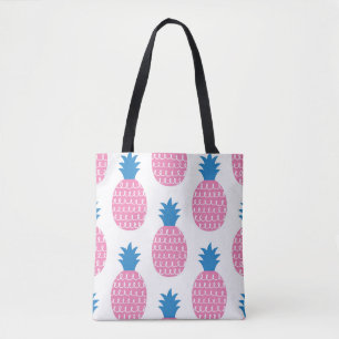 Ananas Spaß, Vintages Nahtloses Design. Tasche