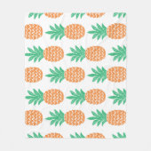 Ananas-Spiel: Fun Pattern Delight. Fleecedecke (Vorderseite)
