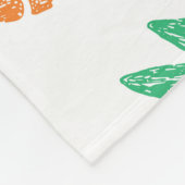 Ananas-Spiel: Fun Pattern Delight. Fleecedecke (Ecke)