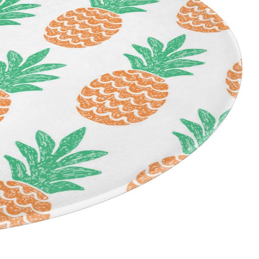 Ananas-Spiel: Fun Pattern Delight. Schneidebrett (Ecke)