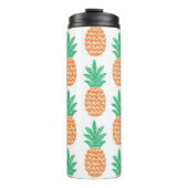 Ananas-Spiel: Fun Pattern Delight. Thermosbecher (Vorderseite)