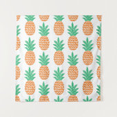 Ananas-Spiel: Fun Pattern Delight. Wandteppich (Vorderseite)