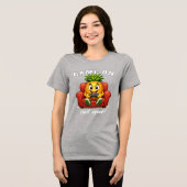 Ananas-Spieler Tri-Blend Shirt (Vorderseite voll)