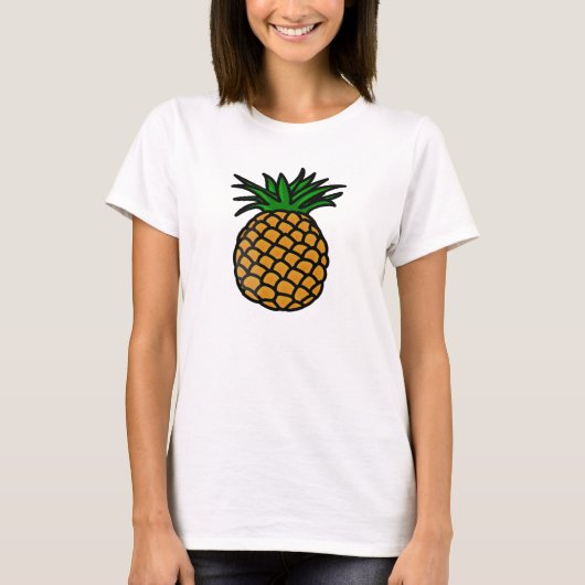 Ananas-Spitze T-Shirt (Vorderseite)
