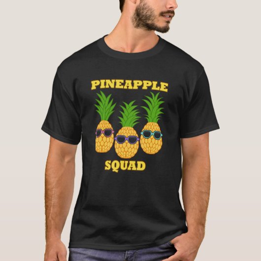 Ananas Squad Team Gesunde Vitamine T-Shirt (Vorderseite)