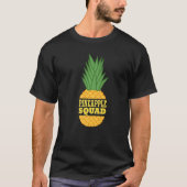 Ananas Squad Tropical Frucht Vitamine Premium T-Shirt (Vorderseite)