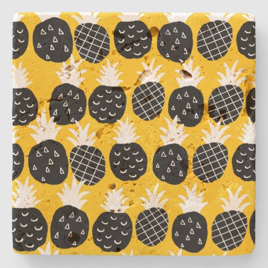 Ananas Steinuntersetzer (Vorderseite)