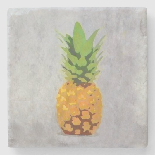 Ananas Steinuntersetzer (Vorderseite)