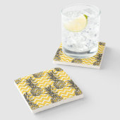 Ananas Steinuntersetzer (Seitenansicht)