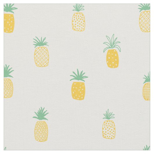 Ananas Stoff (Nahaufnahme)