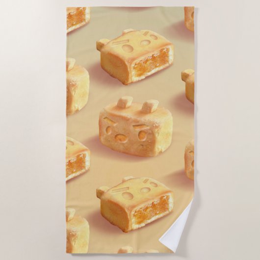 Ananas Strandtuch (Vorderseite)