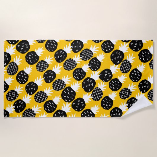 Ananas Strandtuch (Vorderseite)