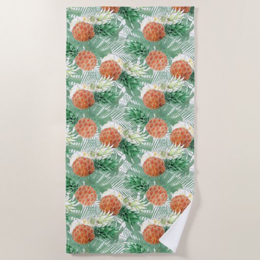Ananas Strandtuch (Vorderseite)