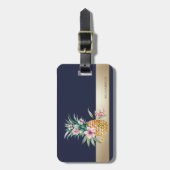 Ananas, Streifen Gepäckanhänger (Vorderseite vertikal)