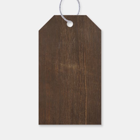 Ananas String Lights Beach Wedding Geschenkanhänger (Rückseite)