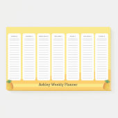 Ananas Style Weekly Planner Post-it Klebezettel (Vorderseite)