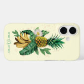 Ananas-Suite im Weißen Lotus Case-Mate iPhone Hülle (Rückseite (Horizontal))
