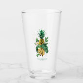 Ananas-Suite im Weißen Lotus Glas (Vorderseite)