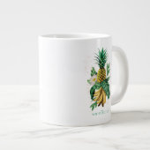 Ananas-Suite im Weißen Lotus Jumbo-Tasse (Vorderseite Rechts)
