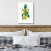 Ananas-Suite im Weißen Lotus Leinwanddruck (Insitu (Schlafzimmer))