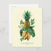 Ananas-Suite im Weißen Lotus Postkarte (Vorne/Hinten)
