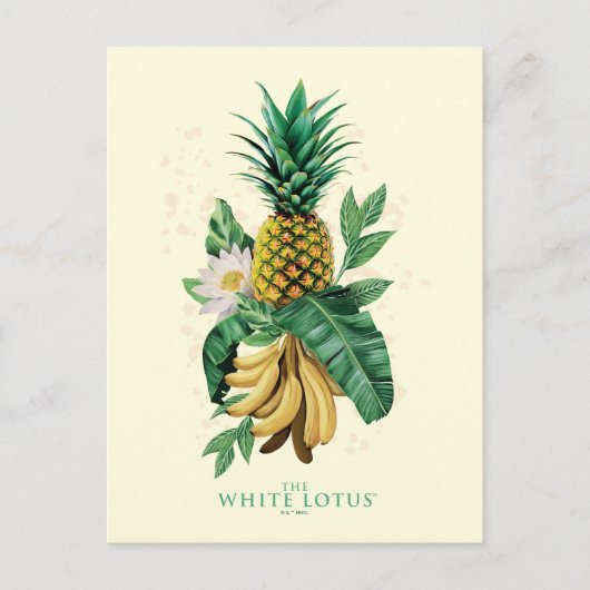 Ananas-Suite im Weißen Lotus Postkarte (Vorderseite)