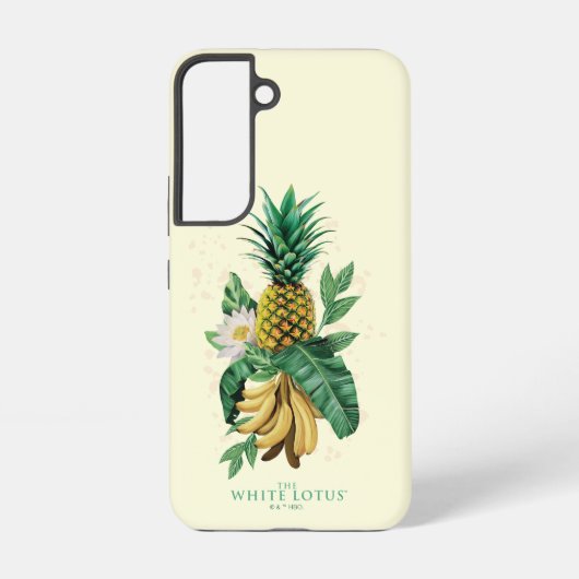 Ananas-Suite im Weißen Lotus Samsung Galaxy Hülle (Rückseite)