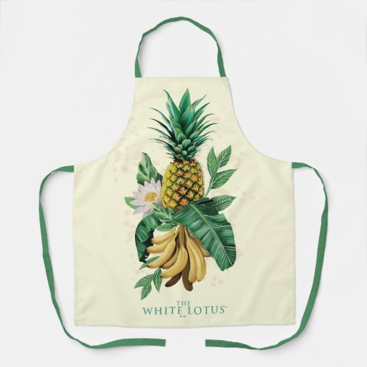Ananas-Suite im Weißen Lotus Schürze (Vorderseite)